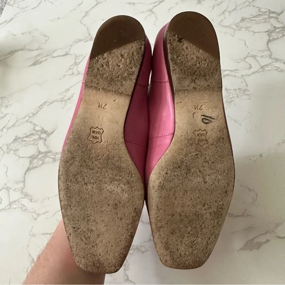 Enzo Angiolini | Pink Slip On Flats - Picture 5 of 9